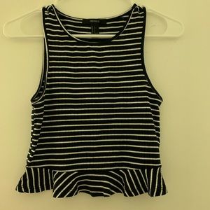 SOLD IN BUNDLE Forever 21 Striped Crop Top
